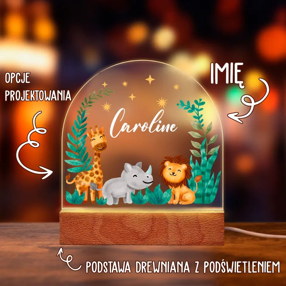 Lampka nocna - Tęcza