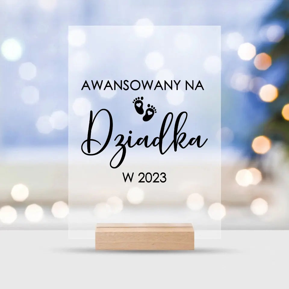 Awansowany na dziadka
