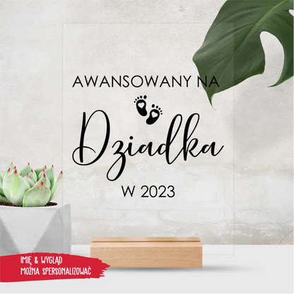 Podarek - Awansowany na dziadka