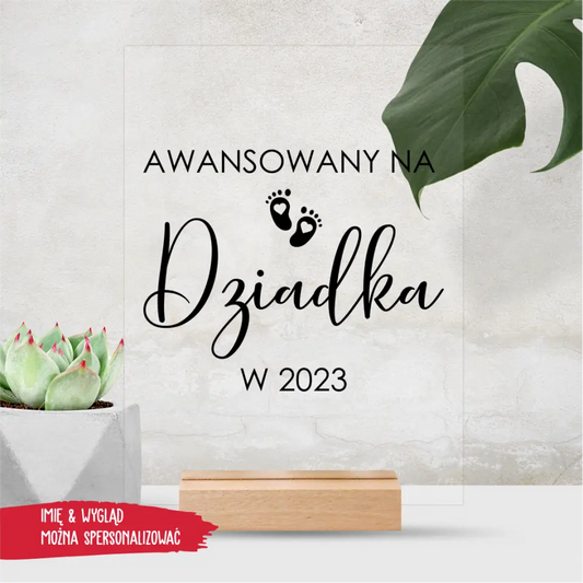 Podarek - Awansowany na dziadka