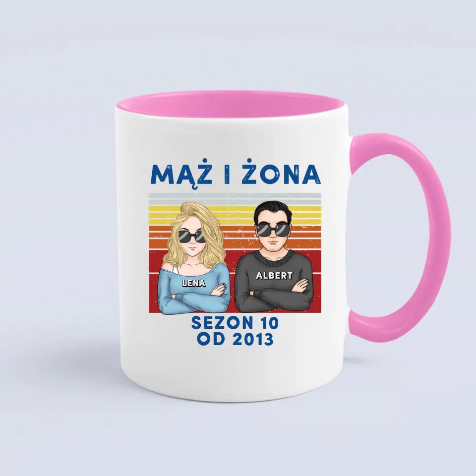 Mąż i Żona. Retro