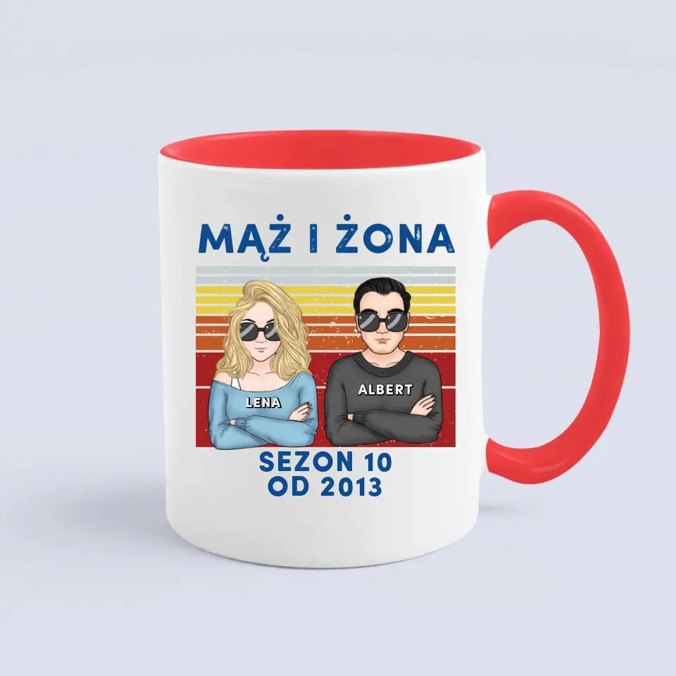 Mąż i Żona. Retro