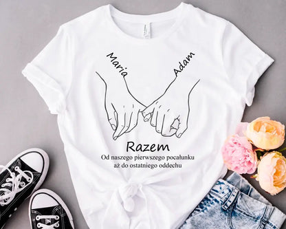 Razem. Od naszego pierwszego pocałunku aż do ostatniego oddechu.