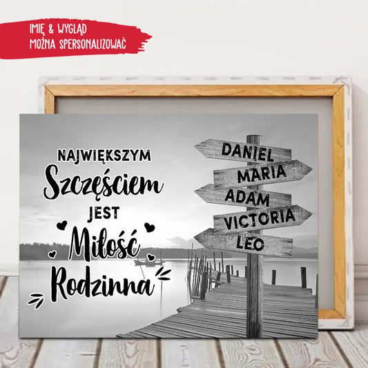 Największym szczęściem jest miłość rodzinna
