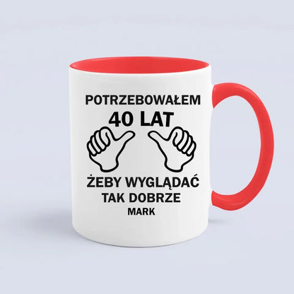 Potrzebowałem 40 lat, żeby tak dobrze wyglądać.