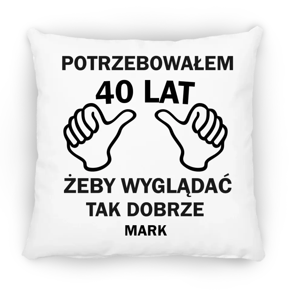 Potrzebowałem 40 lat, żeby tak dobrze wyglądać.