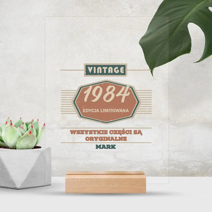Vintage. Edycja limitowana 1964. Wszystkie części są oryginalne