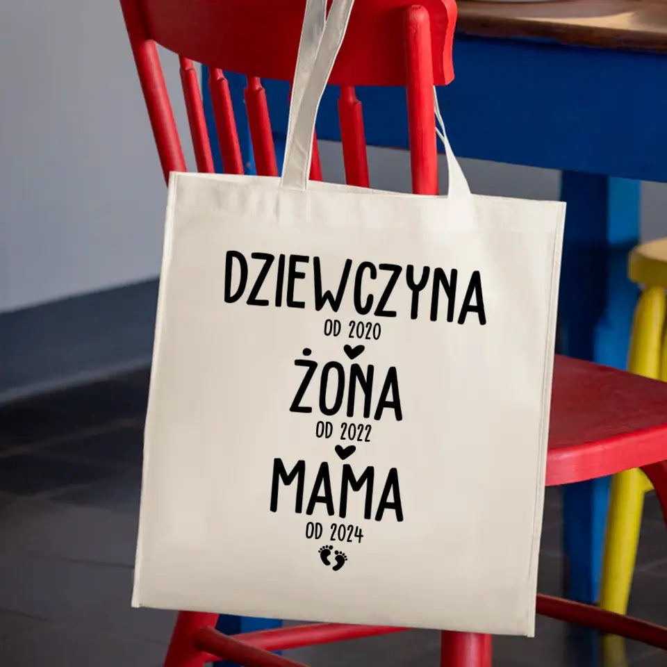 Dziewczyna od 2020. żona od 2022, mama od 2024