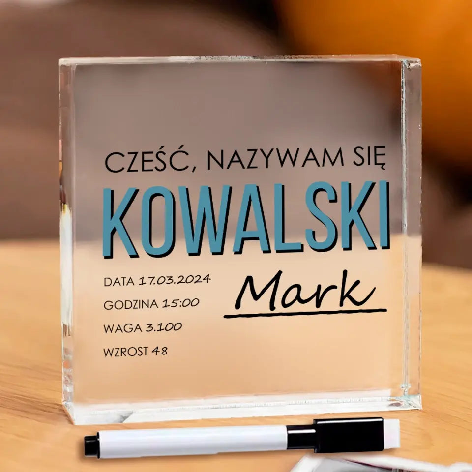 Cześć, nazywam się