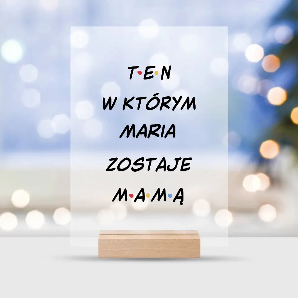 Kiedy zostanie mamą