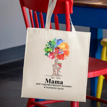 Mama jest najpiękniejszym kwiatem w bukiecie życia