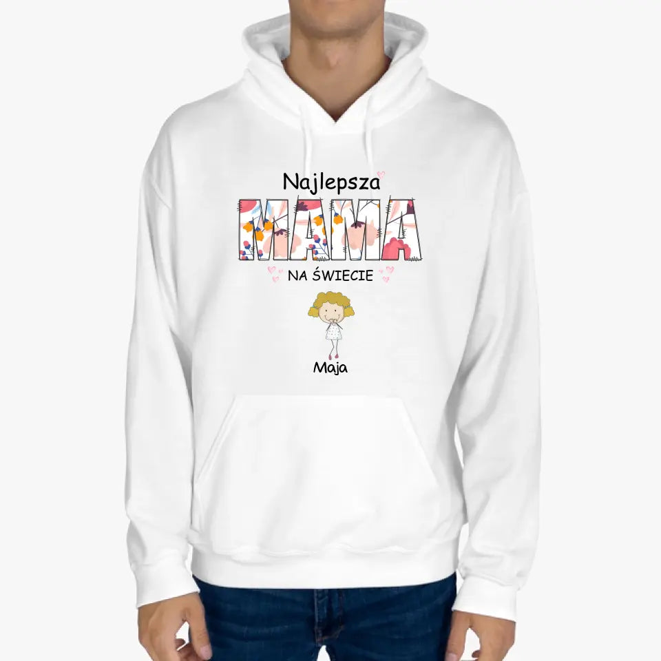 Najlepsza mama na świecie z imionami dzieci