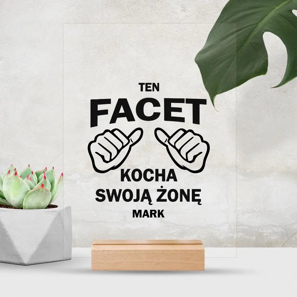 Ten facet kocha swoją żonę