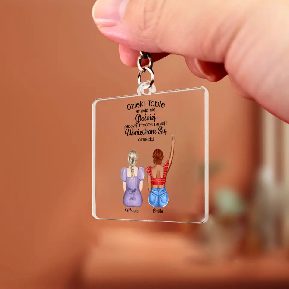 Dla siostry Dzięki Tobie śmieję się głośniej