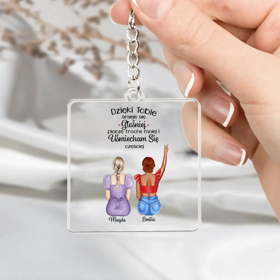 Dla siostry Dzięki Tobie śmieję się głośniej