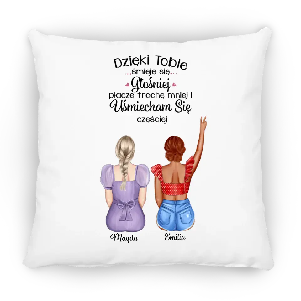 Dla siostry Dzięki Tobie śmieję się głośniej