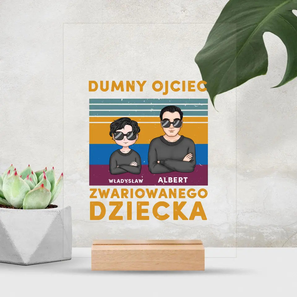 Dumny ojciec zwariowanego dziecka