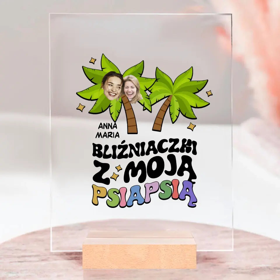 Bliźniaczki z moją psiapsią