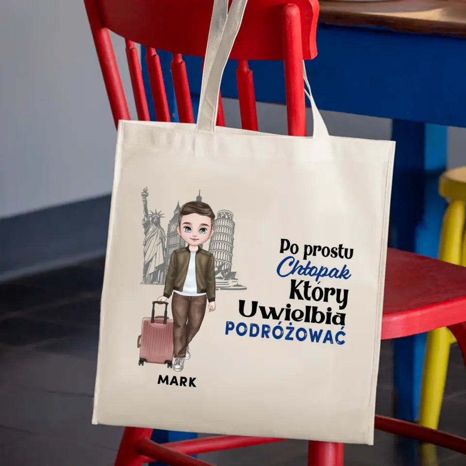 Po prostu chłopak, który uwielbia podróżować