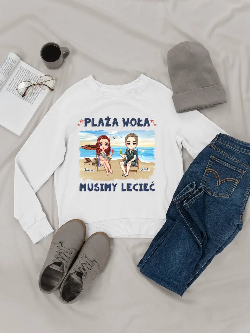 Plaża woła