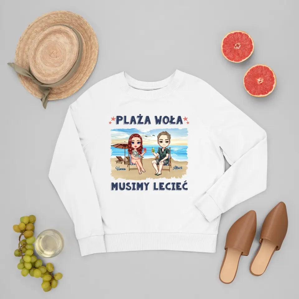 Plaża woła