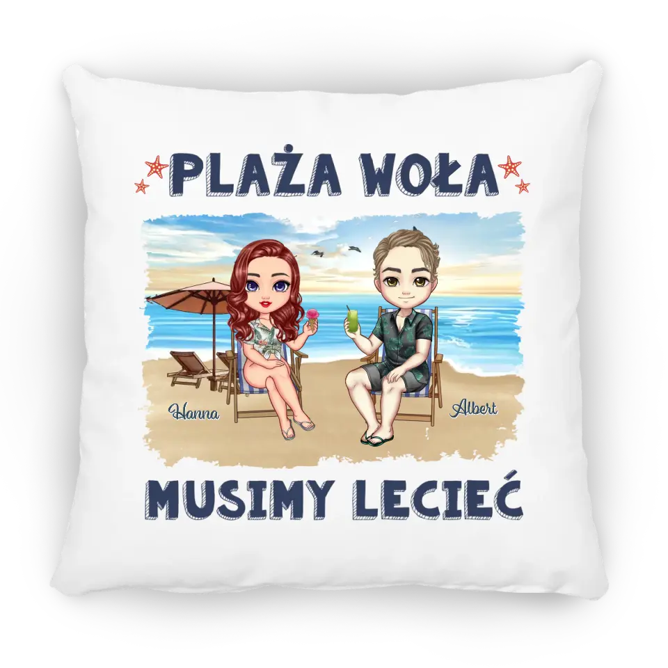 Plaża woła