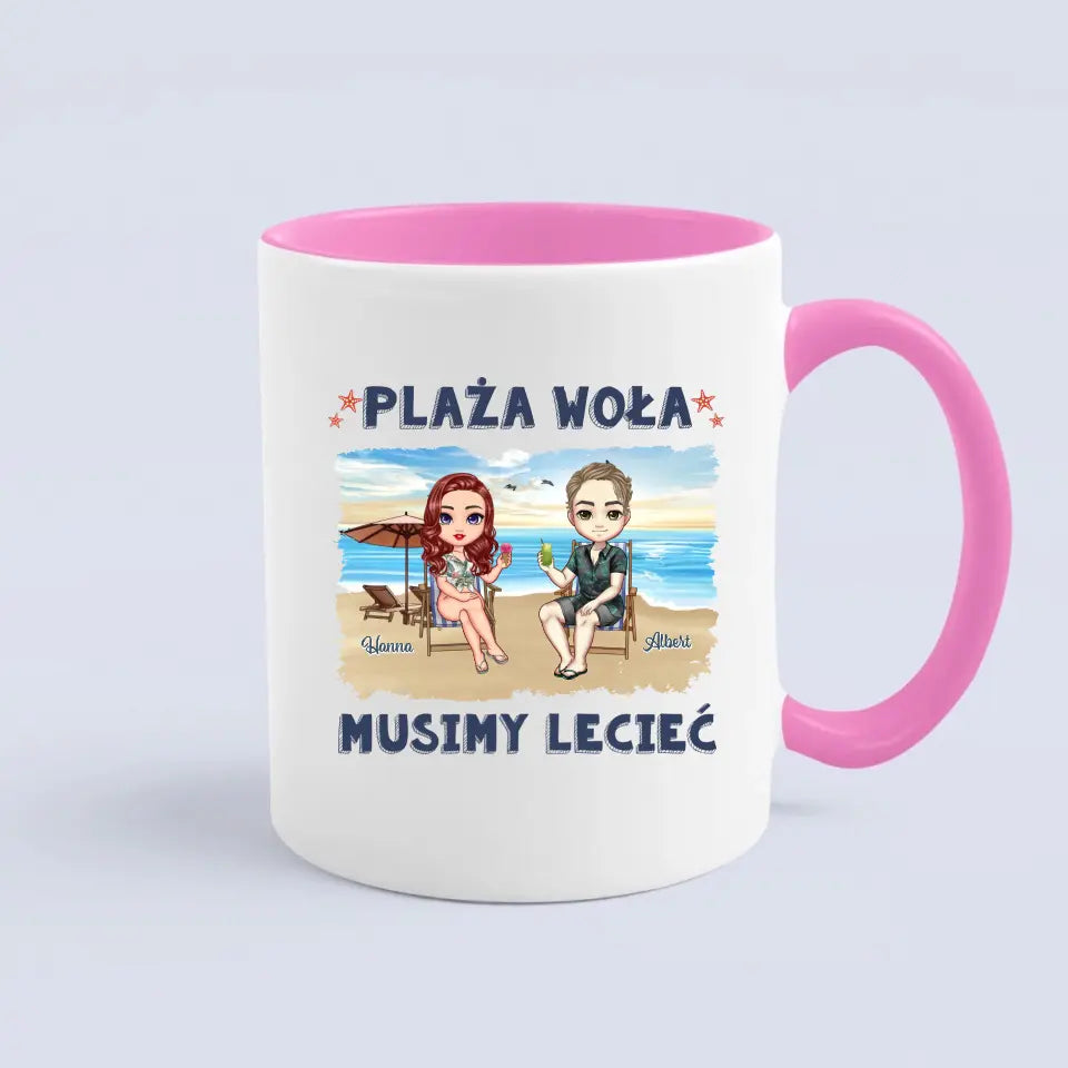 Plaża woła