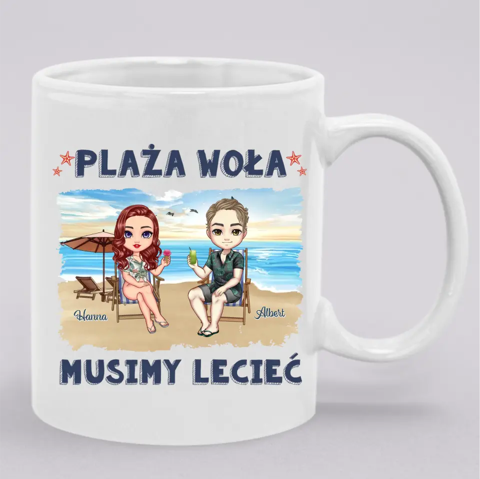 Plaża woła