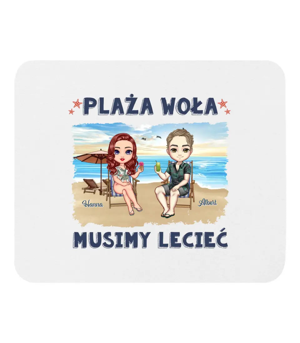 Plaża woła