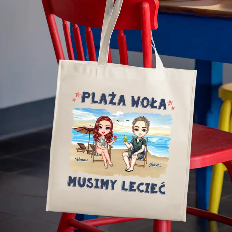 Plaża woła