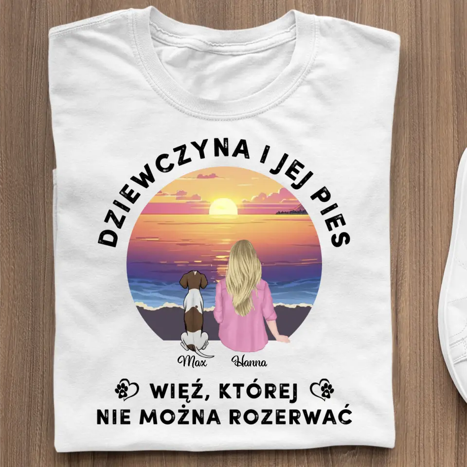 Kubek - Dziewczyna i jej pies