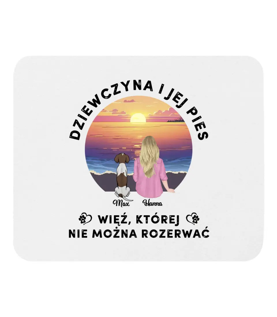 Kubek - Dziewczyna i jej pies