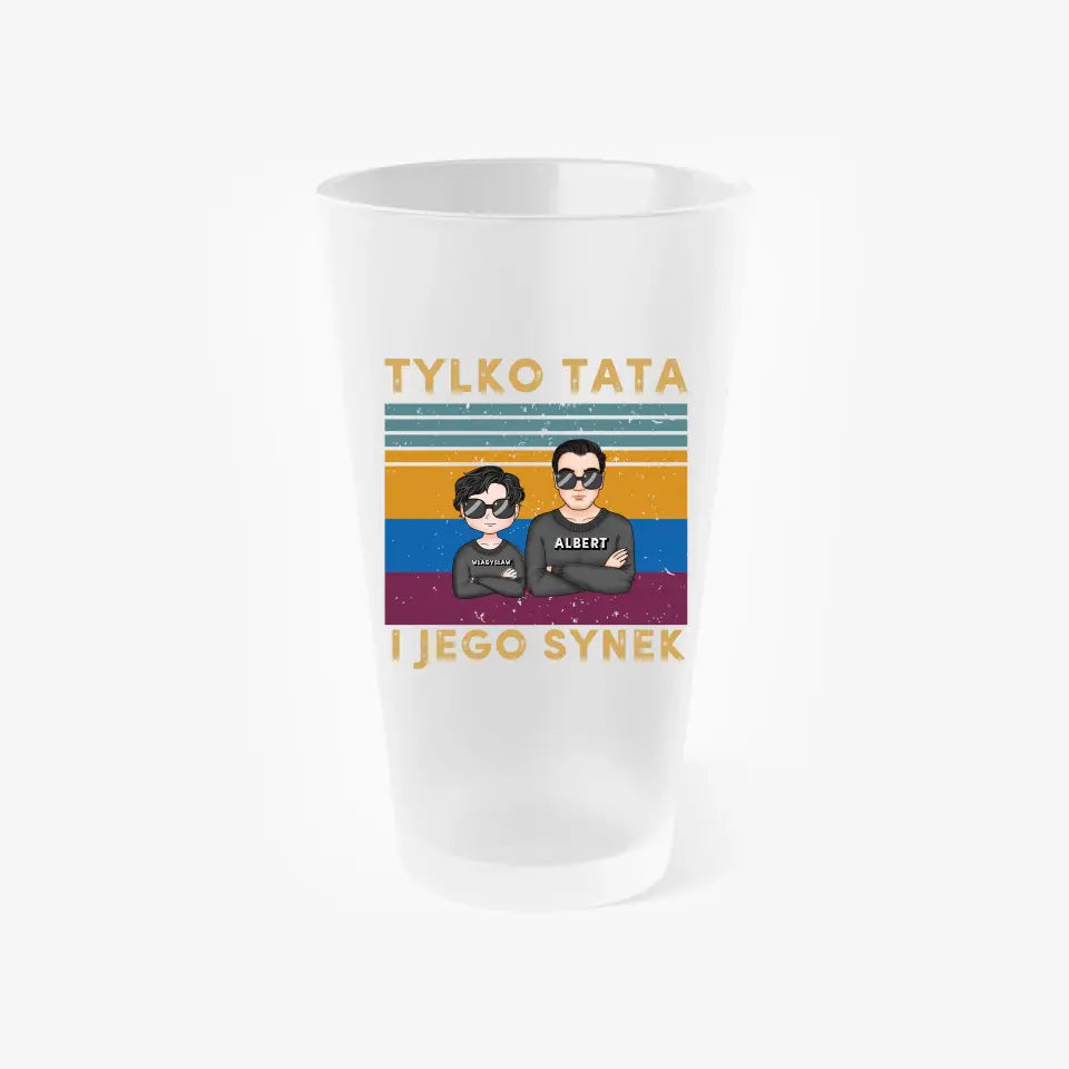 Szklanka Pintowa - Tylko tata i jego dzieci