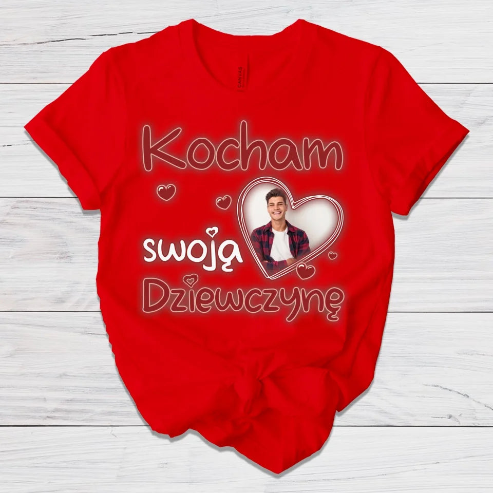 Bluza z kapturem - Kocham swojego chłopaka