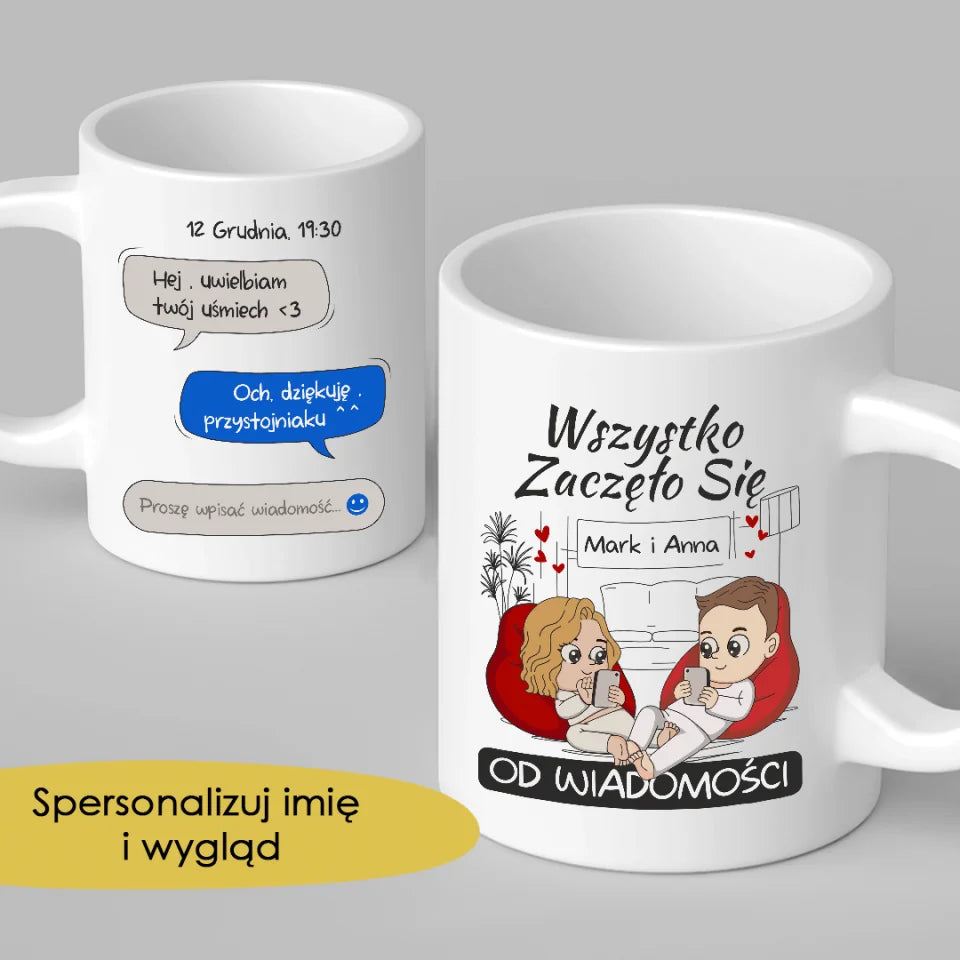 Wszystko zaczęło się od wiadomości. Proszę wpisać wiadomość...