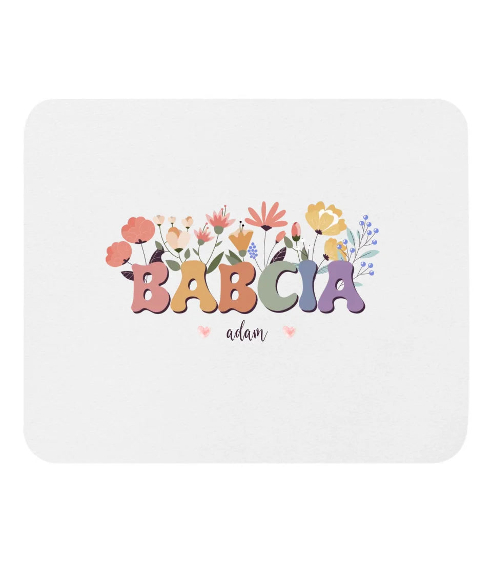 Present - Babcia z kwiatami