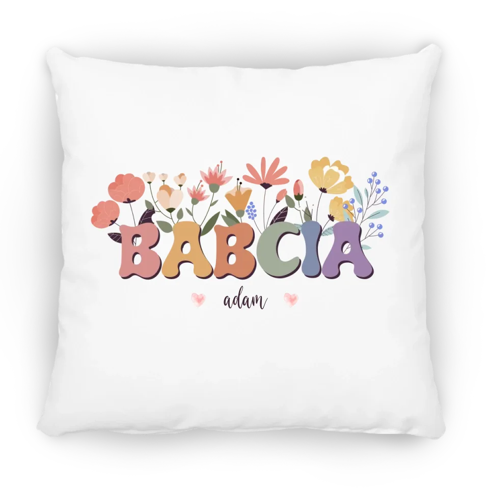 Present - Babcia z kwiatami