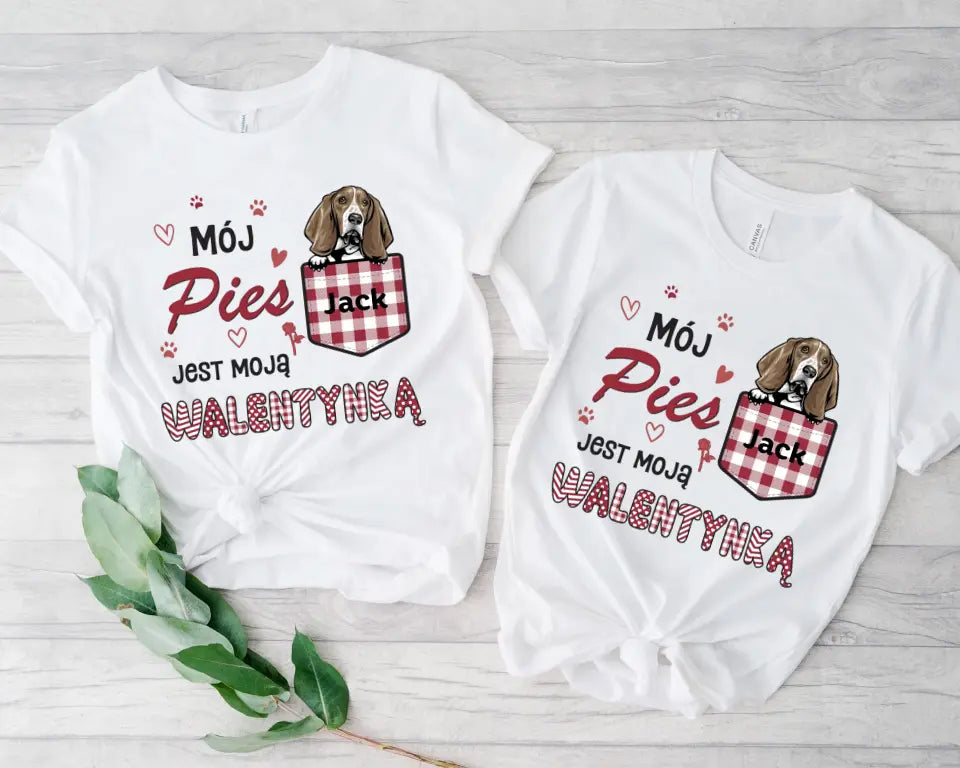 Bluza Unisex - Mój pies jest moją walentynką