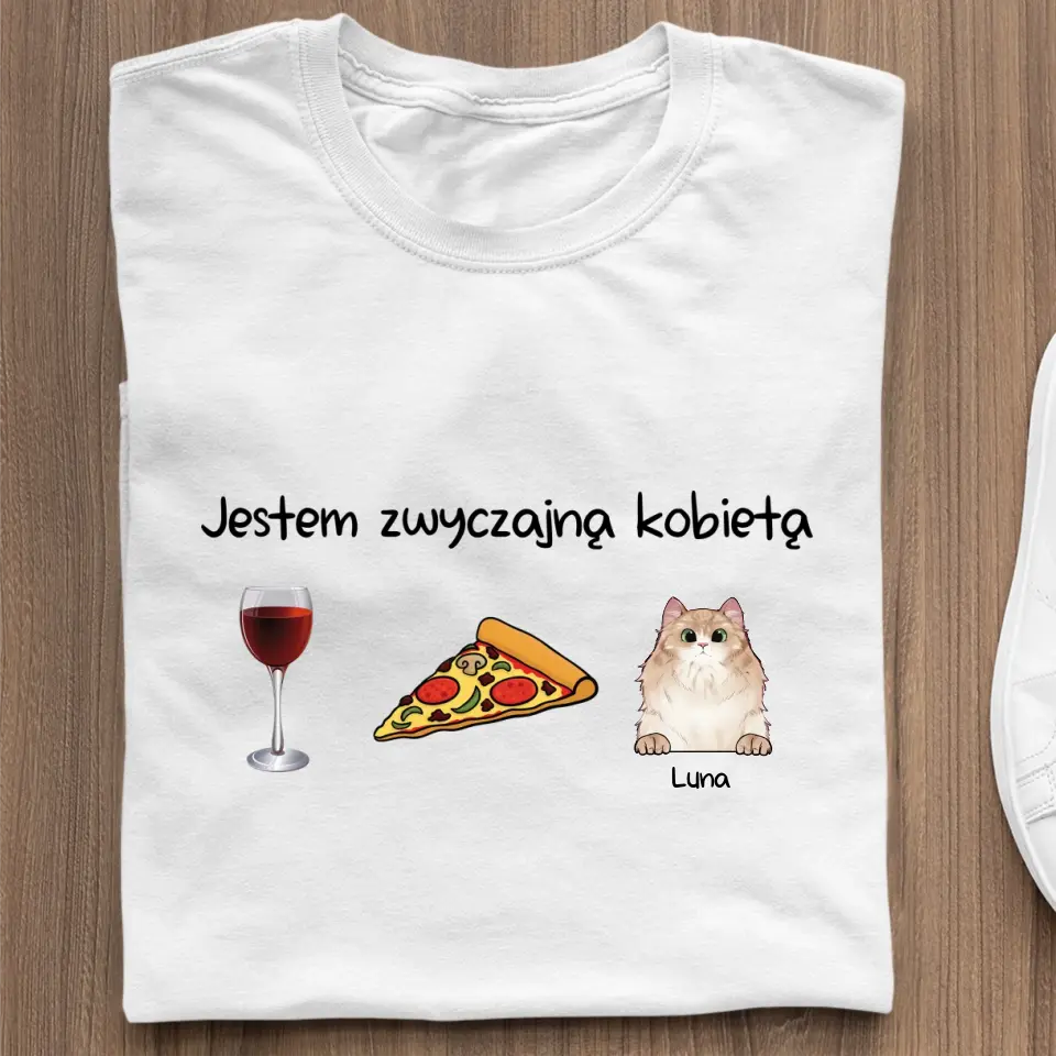 Bluza Unisex - Jestem zwyczajną kobietą