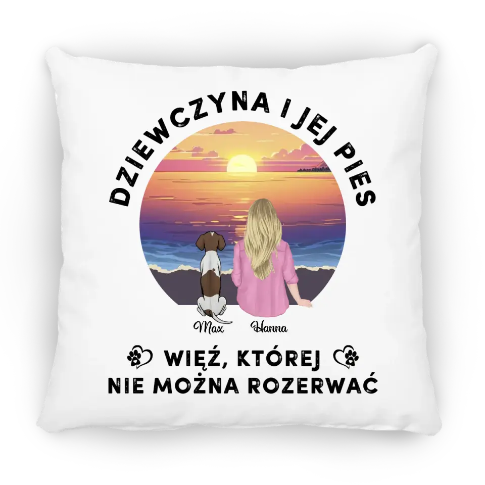 Bluza Unisex - Dziewczyna i jej pies