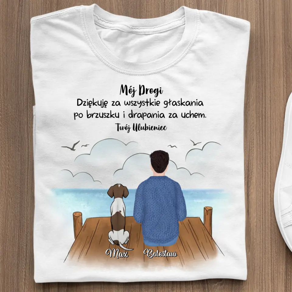 Bluza Unisex - Dziękuję za wszystkie głaskania po brzuszku i drapania za uchem.