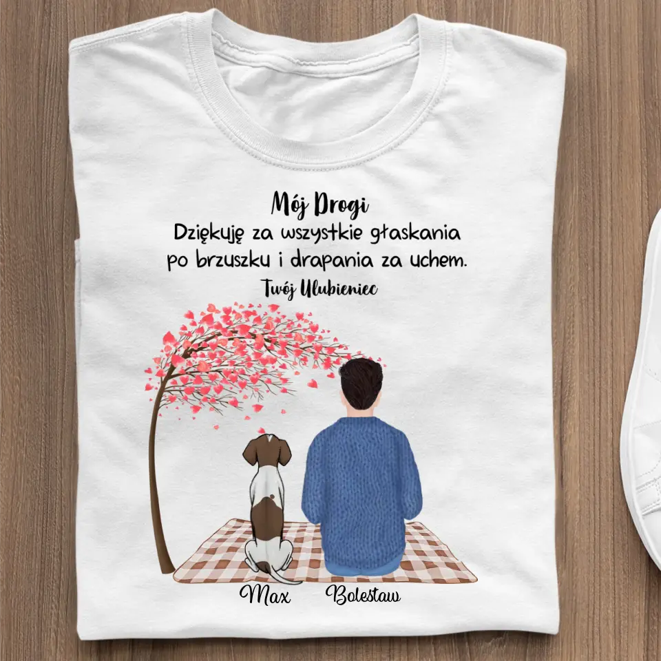 Bluza Unisex - Dziękuję za wszystkie głaskania po brzuszku i drapania za uchem.