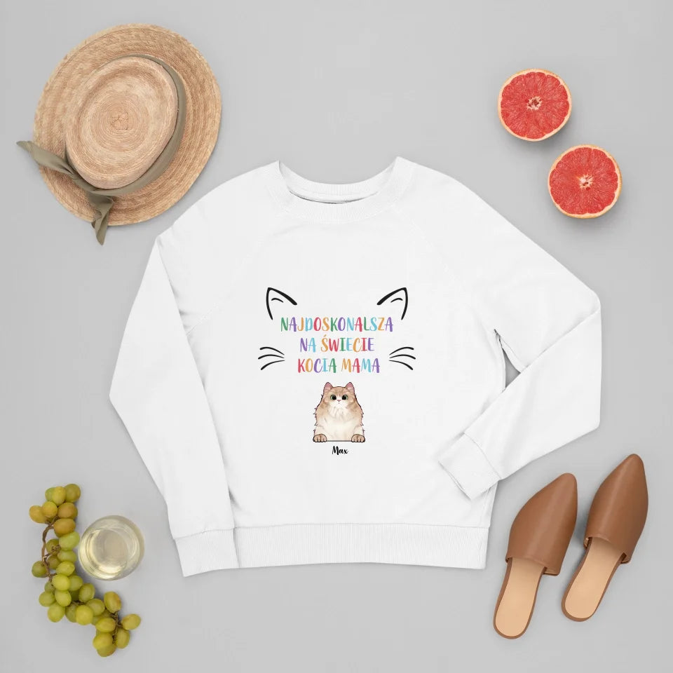 Bluza Unisex - Najdoskonalsza na świecie kocia mama