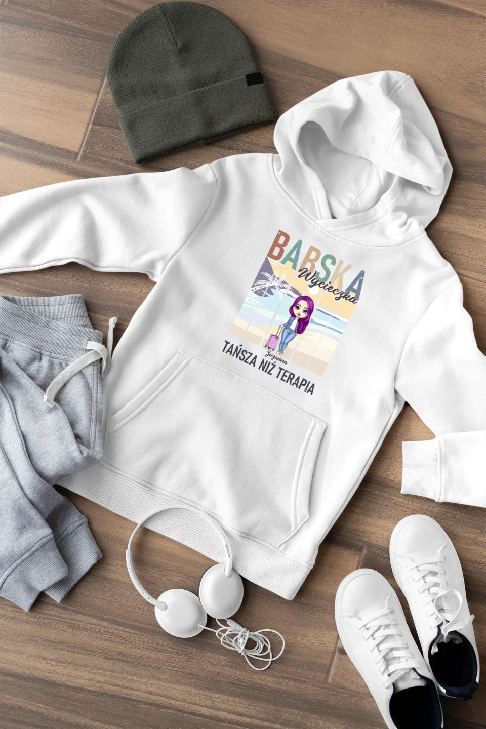 Bluza Unisex - Babska wycieczka. Tańsza niż terapia