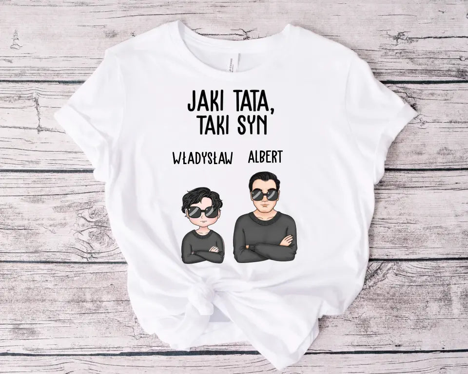 Bluza Unisex - Jaki tata, Takie dzieci