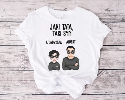 Bluza Unisex - Jaki tata, Takie dzieci