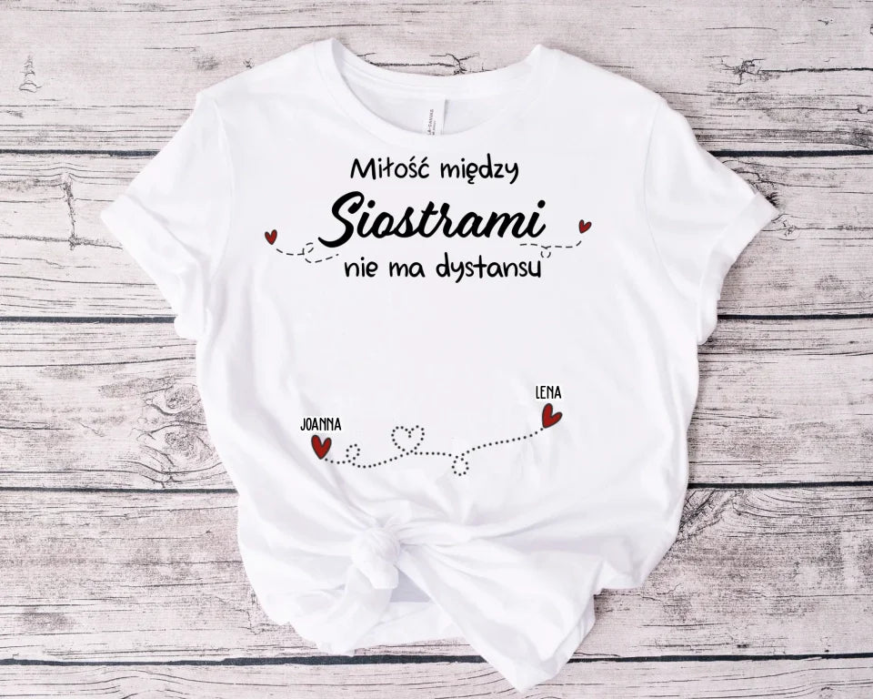 Bluza z kapturem - Miłość nie ma dystansu