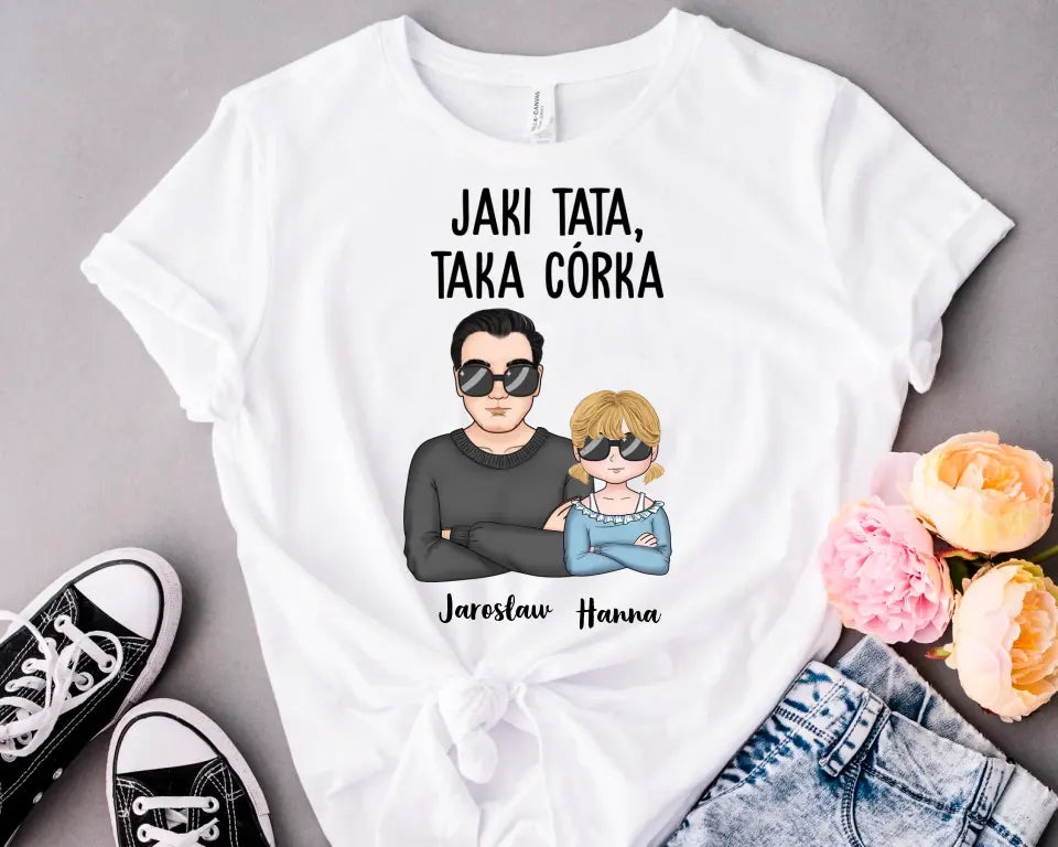 Bluza Unisex - Jaki Tata, Taka Córka