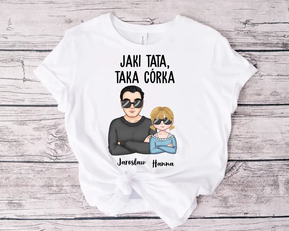 Bluza Unisex - Jaki Tata, Taka Córka