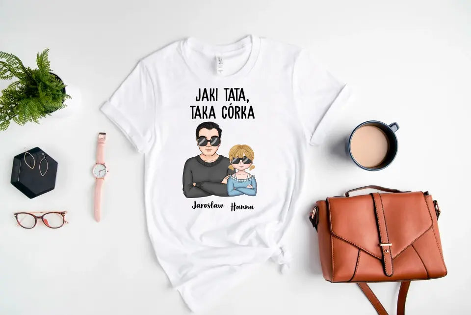 Bluza Unisex - Jaki Tata, Taka Córka